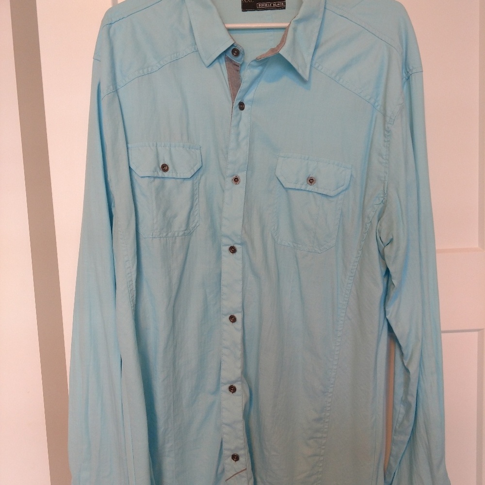 Buckle Black Button Up